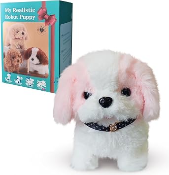 2026 New Ai Puppy Robot Dog Wuffy Ki Robot Puppy My Realistic Robot Puppy Interactive Pet Gift for Little Live Pets Realistic Dog Interactive Plush Robot Dogs
