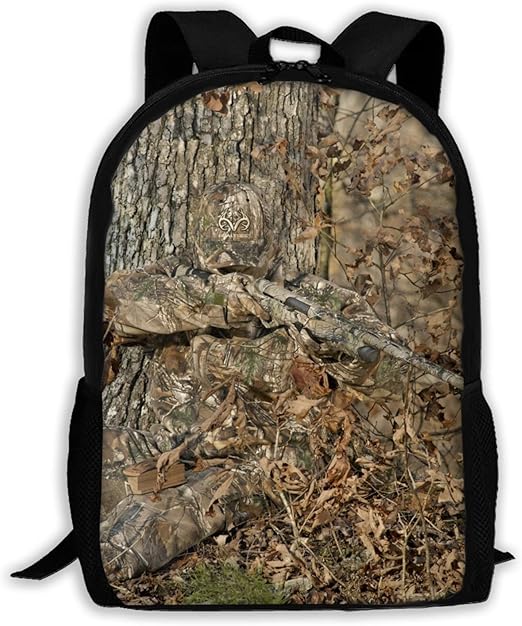 Hunting Camouflage Backpack,Unisex Lightweight Travel Laptop Backpack
