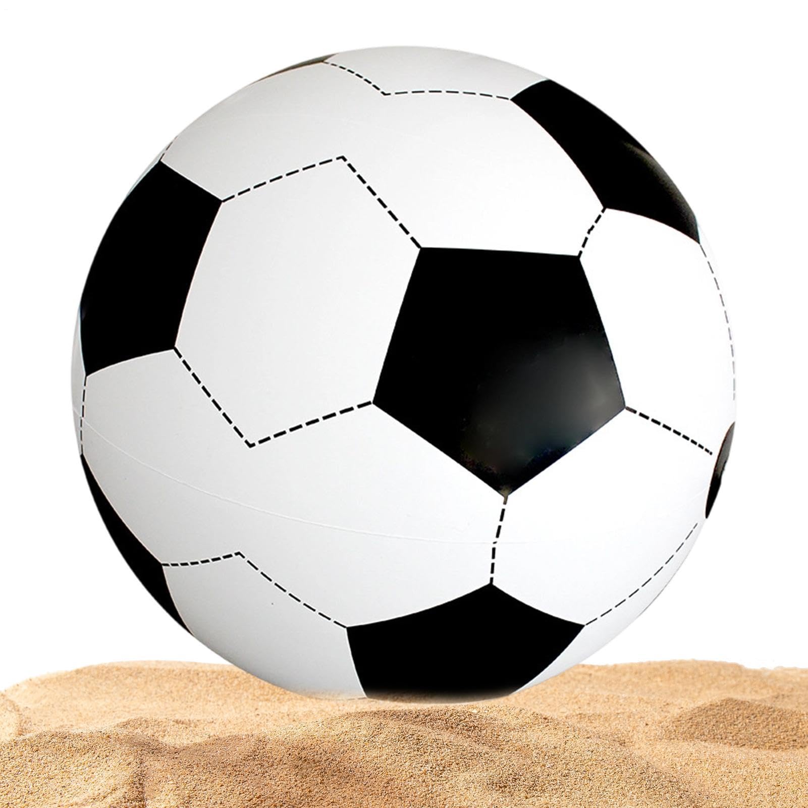 Pallone da Calcio Gonfiabile Gigante 80 cm Giochi Da Giardino All'Aperto | Pallone da Spiaggia Gonfiabile per adolescenti adulti genitori cortile picnic hotel bordo piscina giardino cortile riunio