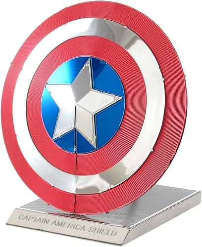Fascinations Metal Earth Marvel Captain America's Shield 3D Kit de modelo de metal