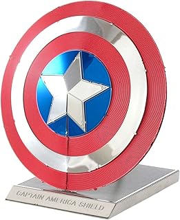 Fascinations Metal Earth Marvel Captain America's Shield 3D Metal Model Kit