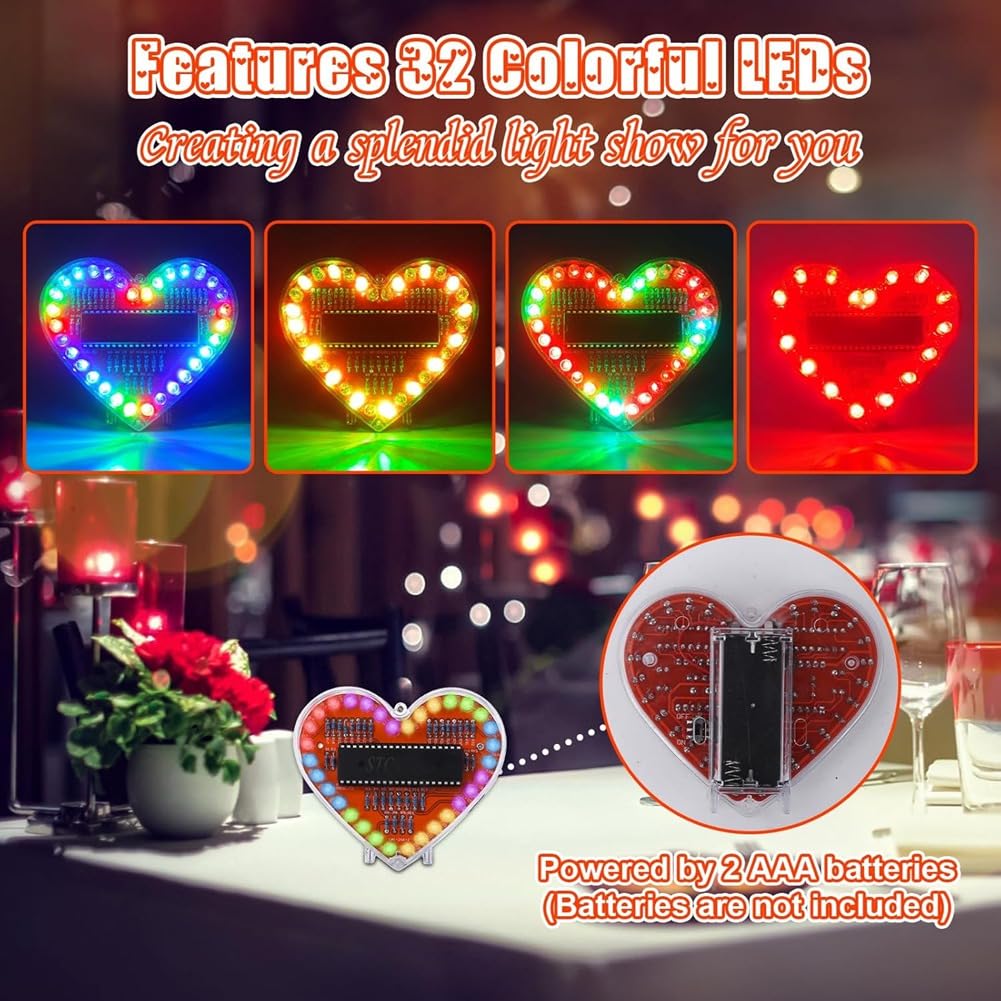 Kit Saldatura LED Cuore BANRIA - Progetto Fai Da Te Per