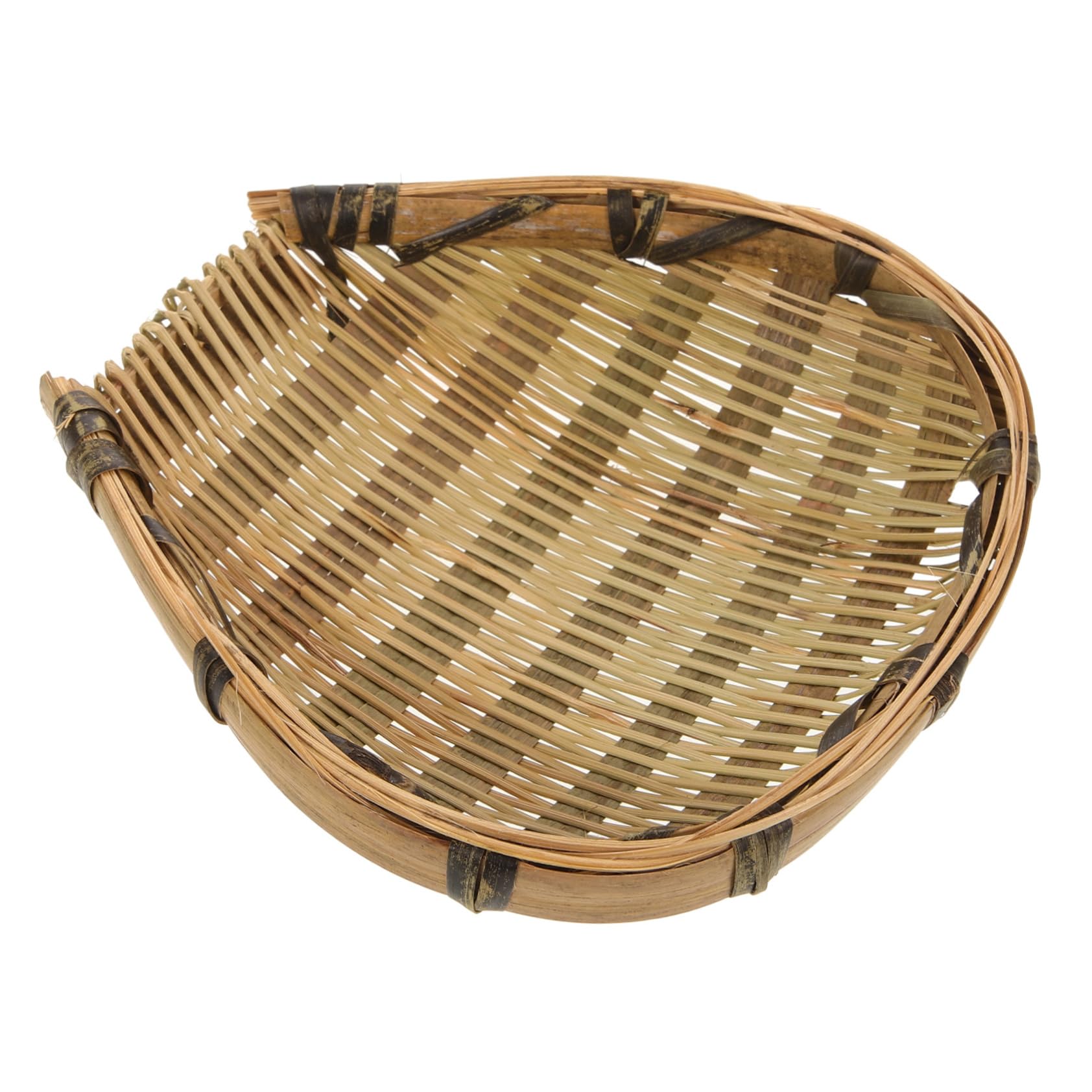 PartyKindom Mini Hand Woven Wall Basket Decor Rustic Basket for Nursery Kindergarten Elegant Hanging Storage for Spaces Wall Layout Home Decor