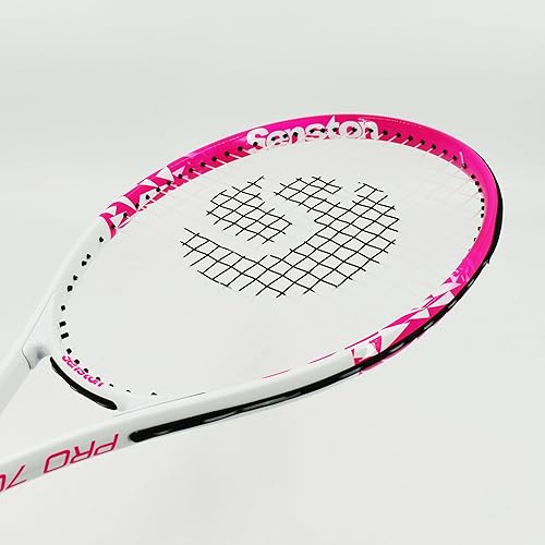 Miniatura 5 de Senston Raqueta de tenis profesional de 27 pulgadas y overgrip