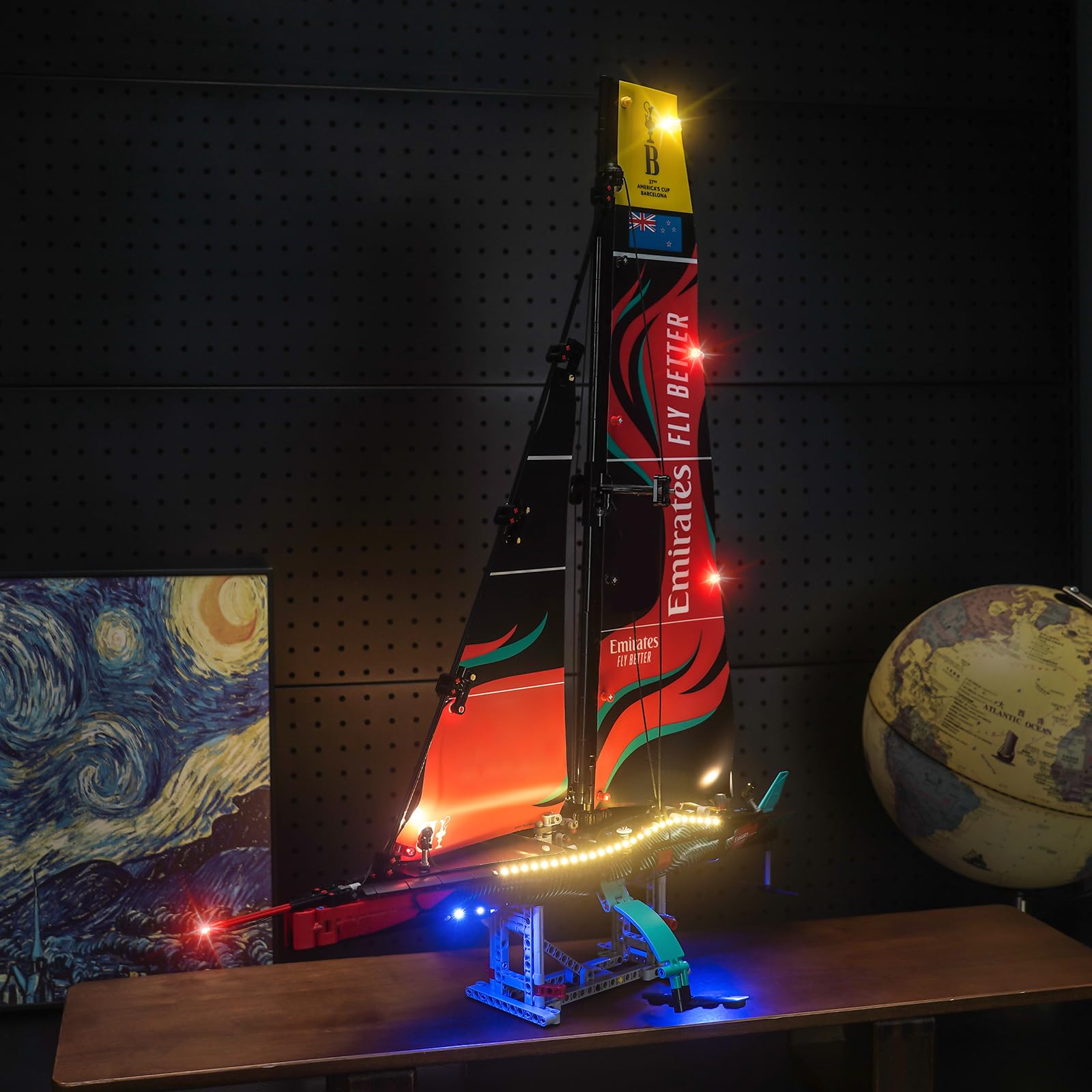 Led Light Set Compatible with Lego Emirates Team New Zealand AC75 Yacht (No Model) - Image 4