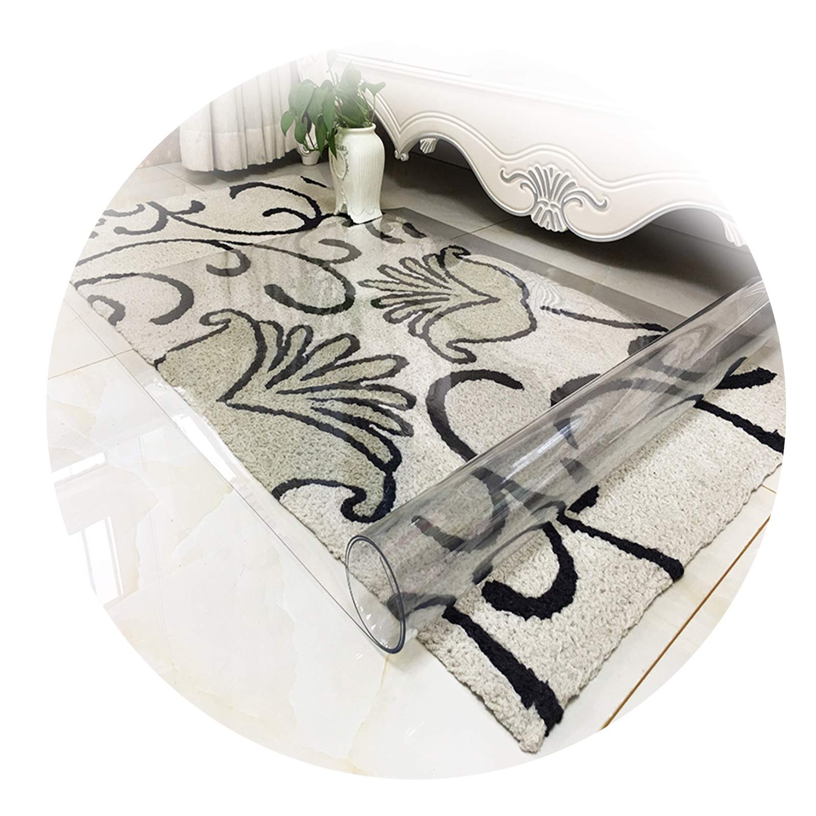 Floor Mats for Office Chair Mat Multifunction PVC Non-Slip Scuff Resistant Protector Pad for Home Kitchen Bedroom 4