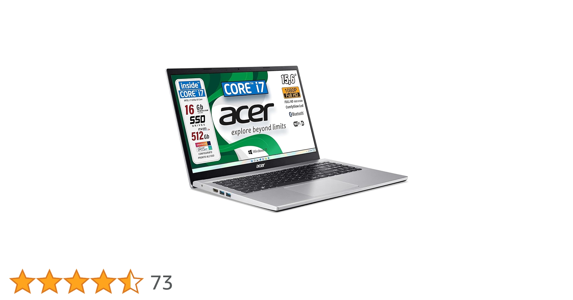 Acer - Acer 12世代 Core i7-1255U SSD512GB メモリ16GB Acer 12世代 Core i7-1255U SSD512GB メモリ16GB