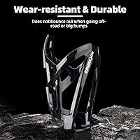 Vista 7 de ROCKBROS Portabotellas de Agua para Bicicleta Ultraligero, Jaulas para Botellas de Bicicleta con Tornillos y Herramienta, Soporte Universal