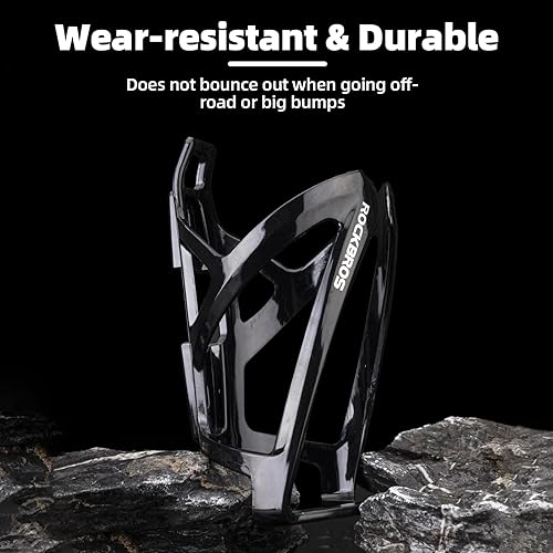 Miniatura 7 de ROCKBROS Portabotellas de Agua para Bicicleta Ultraligero, Jaulas para Botellas de Bicicleta con Tornillos y Herramienta, Soporte Universal
