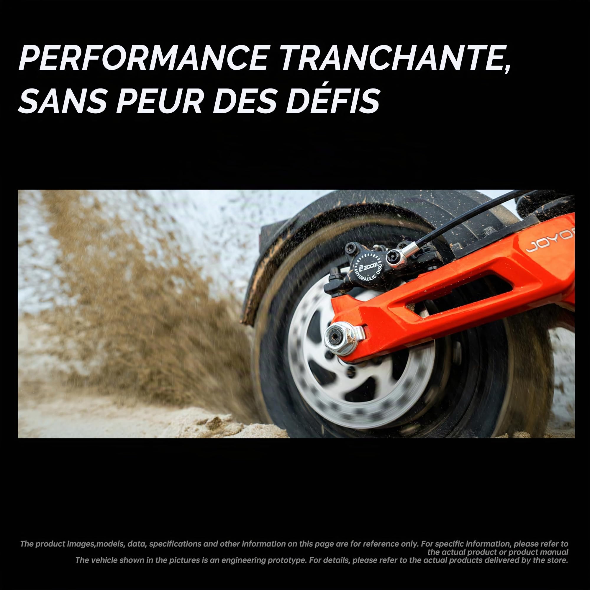 Trottinette Électrique Adulte T10, Double Moteur 2000W Max, Autonomie Étendue 76km, Pneus Off-Road Tubeless 10", Suspension à Ressort Hydraulique & Freins à Disque