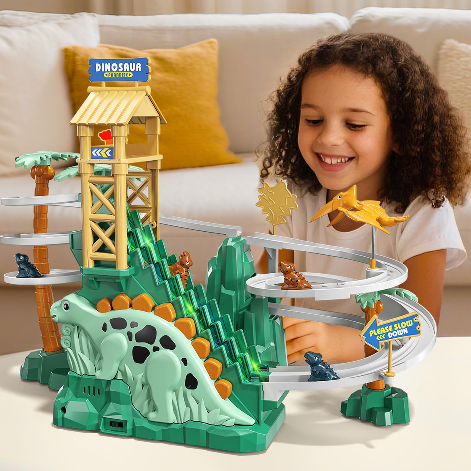Dinosaur Climbing Slide Toy for Kids -2