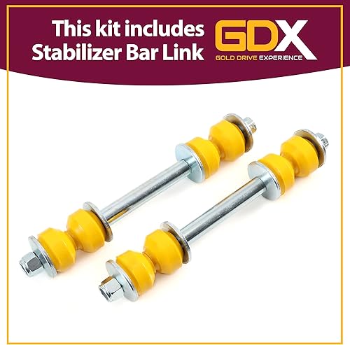 Miniatura 7 de Metrix Premium Chassis Parts - Kit de suspensión frontal de 10 piezas para Ford F-150 RWD 97-03, Lincoln Navigator RWD 98-02, rótulas de repuesto,