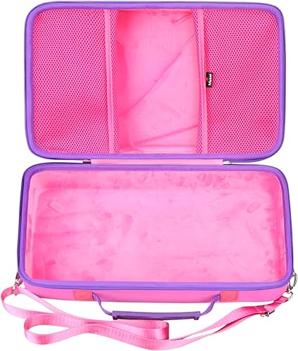 Miniatura 3 de Mchoi Funda rígida compatible con VTech KidiStar DJ Mixer Rosa, a prueba de golpes, funda protectora para mezclador de DJ, solo funda