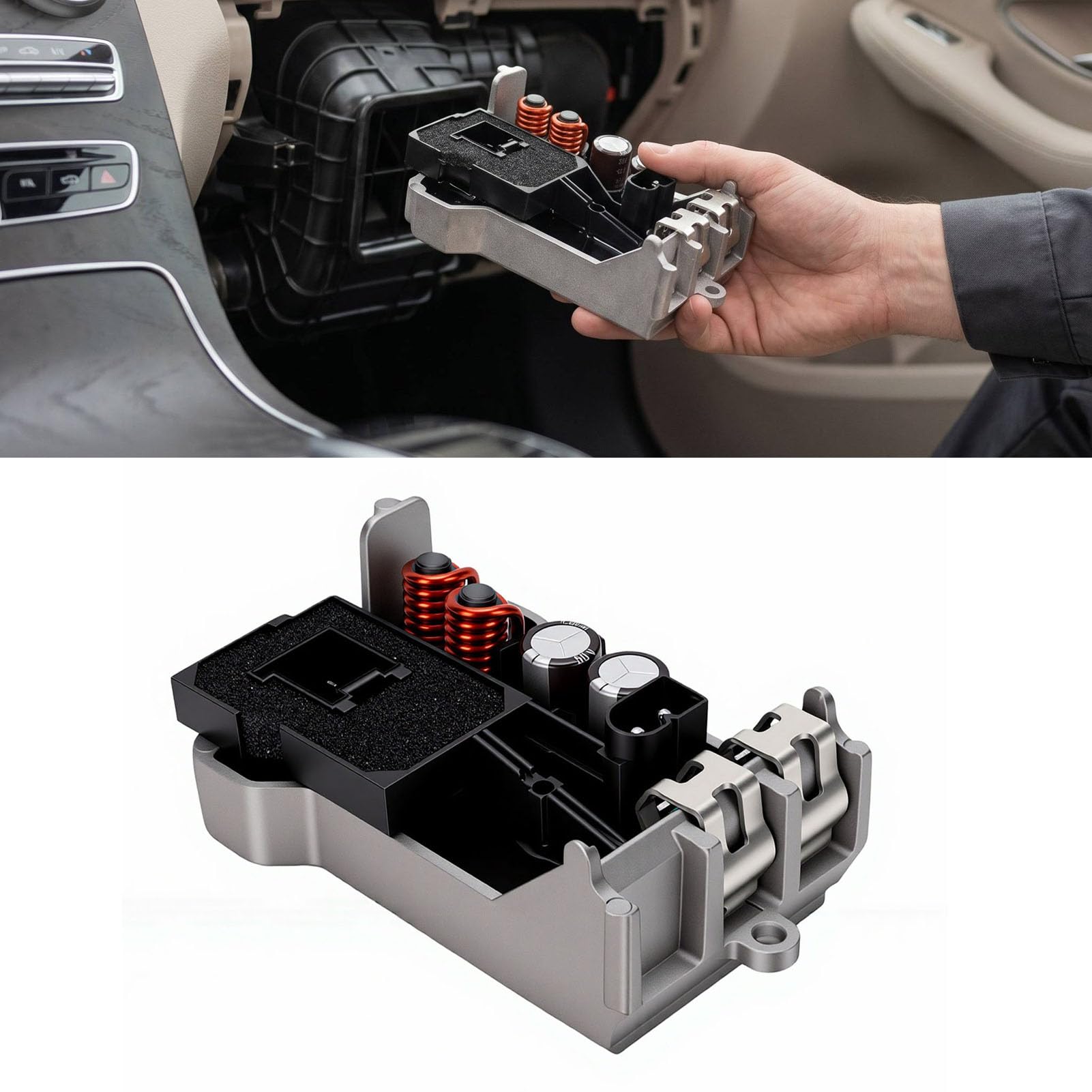 Generic Sostituzione Durevole del Modulo Resistente Al Calore della Resistenza del Motore del Ventilatore per SL600 R129 - Componenti Standard OEM per il Restauro di Veicoli