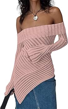 トップス JOSEMOON ASYMMETRY DRAPE KNIT TOPS ASYMMETRY DRAPE KNIT TOPS Josemoon