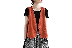 Women's Cotton Linen Cotton Vest
