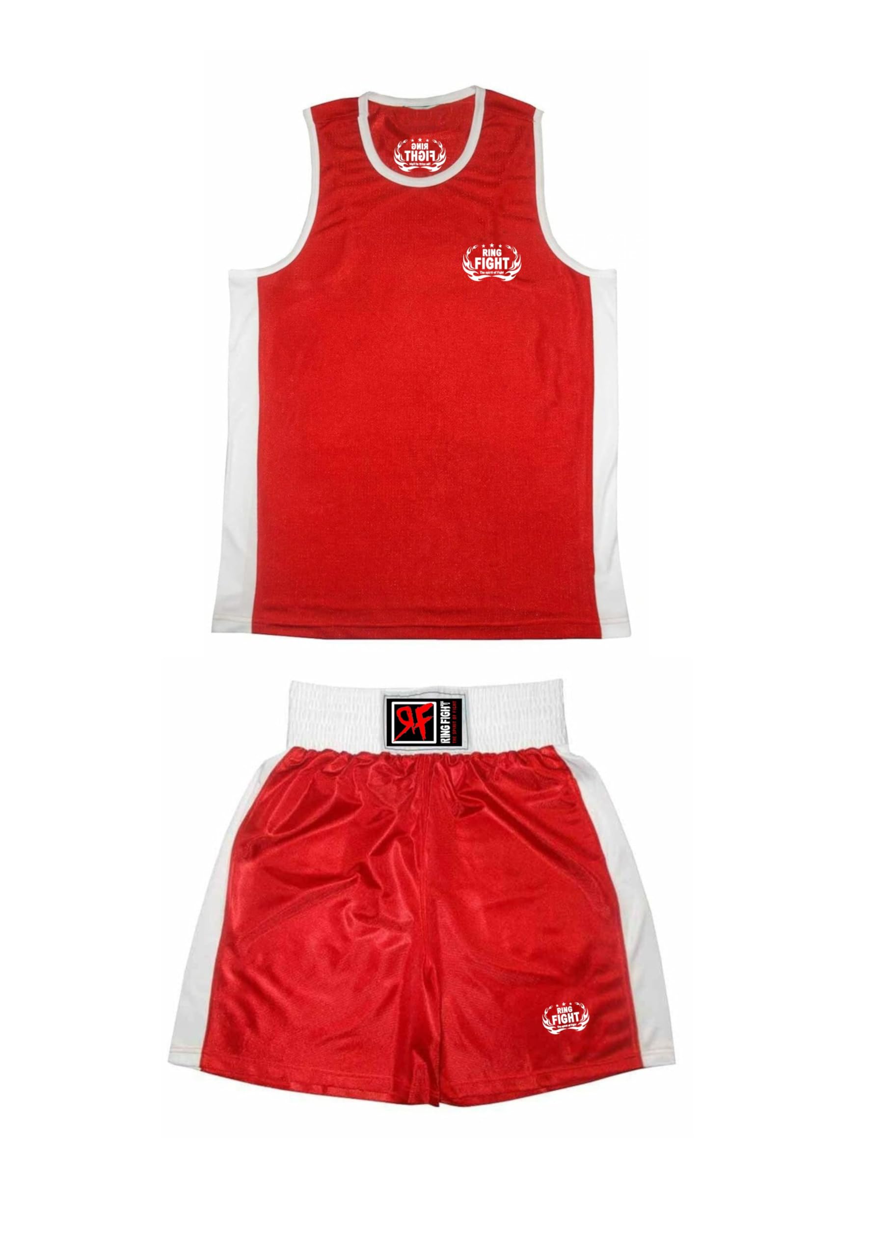 Ring Fight Boxing Uniform Red/White (38, Blue)