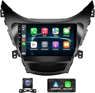 4G+32G Android 13 Car Stereo Radio for Hyundai Elantra 2011 2012 2013,9.2'' Touchscreen Car Radio with Wireless Carplay Android Auto,WiFi,GPS Navigation,Bluetooth,FM/RDS Radio SWC+1080P Rear Camera