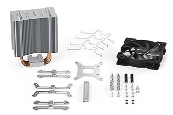 be quiet! Pure Rock 2, BK006, 150W TDP, CPU Cooler, Brushed