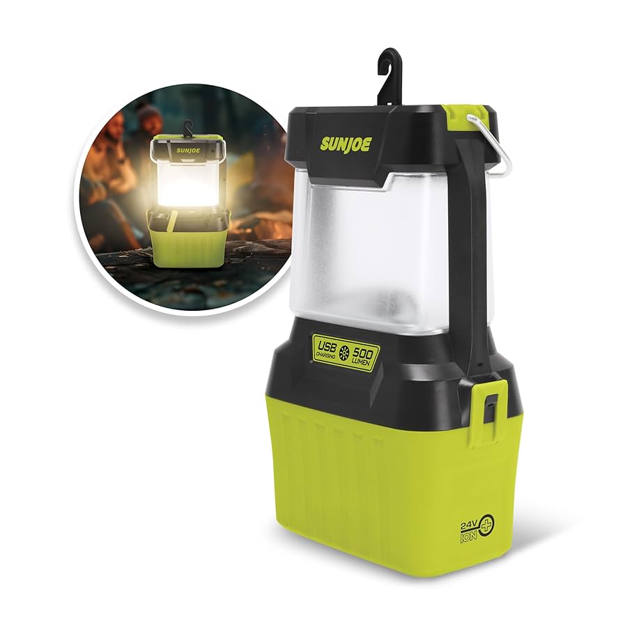 ライト・ランタン Jun Amazon.com: Sun Joe iONMAX Storm Portable 24-Volt Cordless