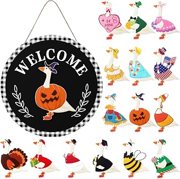 16 Pcs Interchangeable Helloween Welcome Sign, 12 Inch,Black