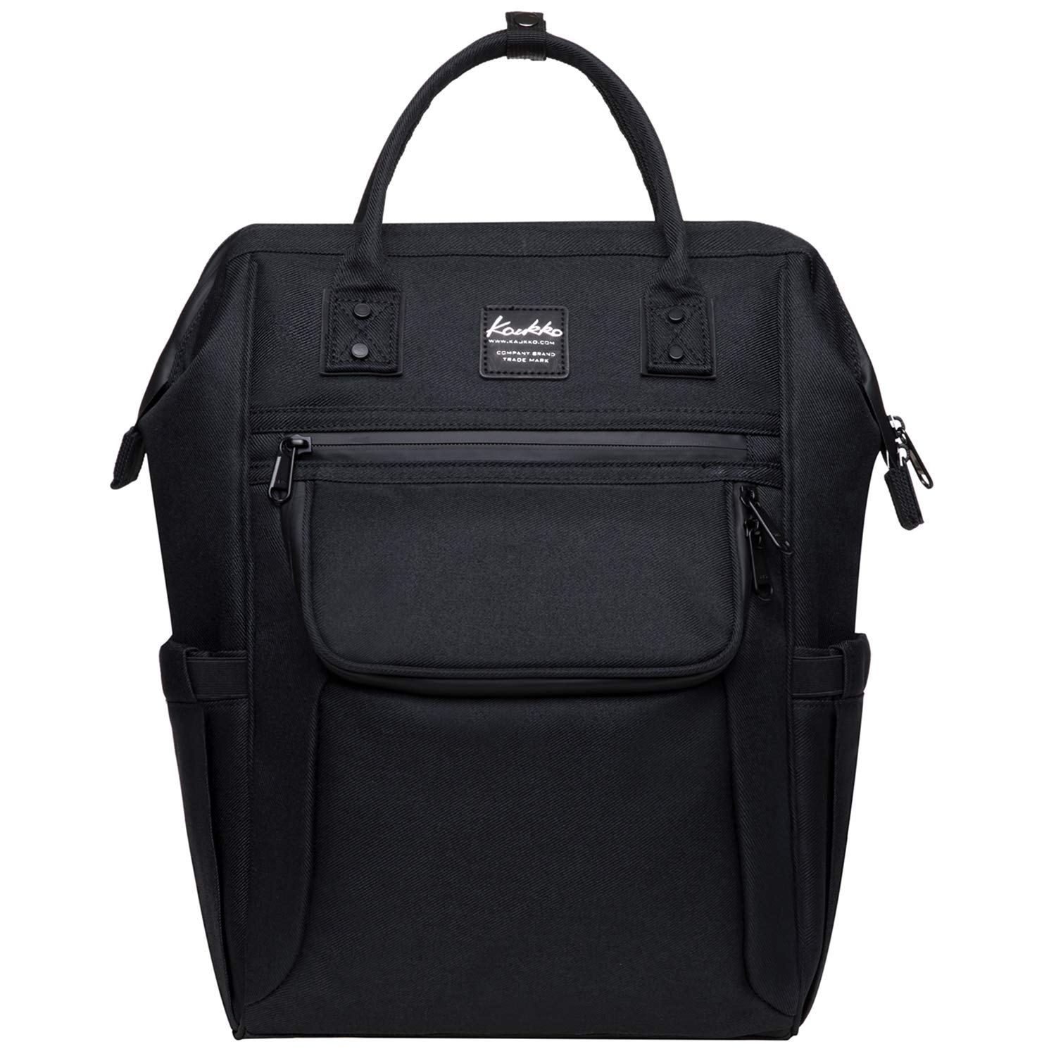 KAUKKO Bolsa de pañales para bebé con gancho de cochecito multifunción de nailon de gran capacidad, mochila de viaje para viajes con muchos compartimentos