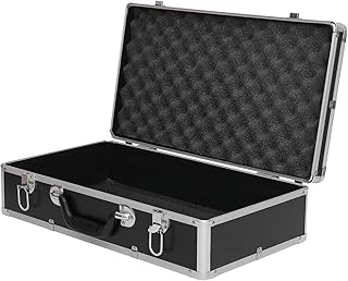 TOPBATHY Toolbox Aluminium Tool Box Multifunction Toolboxes Carrying Case Tool Case Shockproof Box Man With Lock Hard Storage Box for Equipment Tool