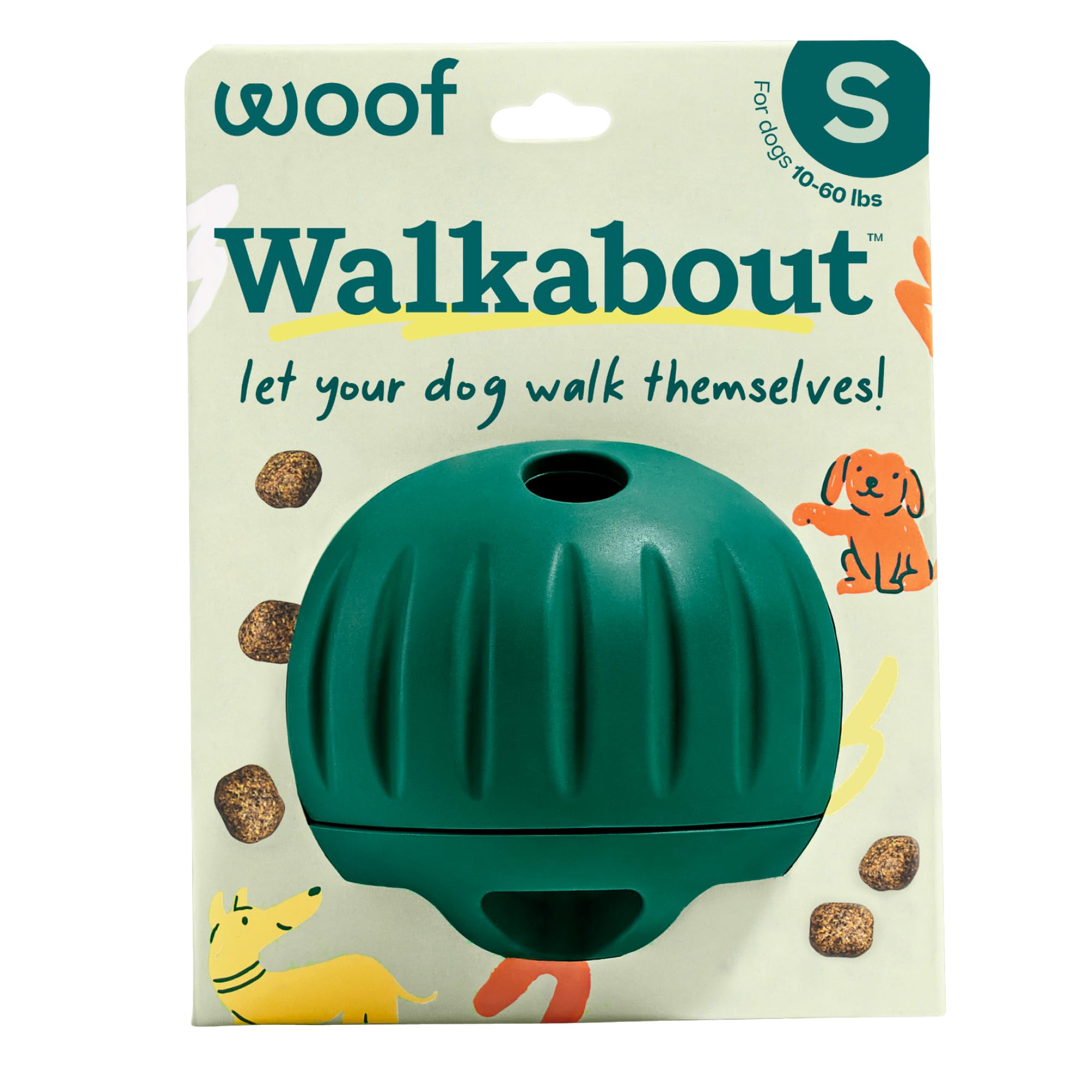 Walkabout Dog Puzzle Slow Feeder Toy for Dogs Under 40 lbs