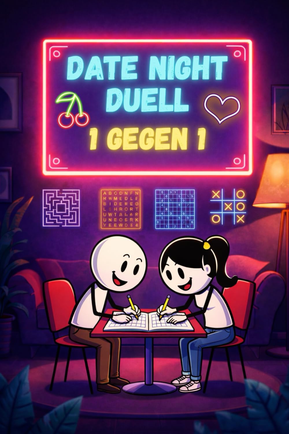 Date Night Duell: Lustige 1-gegen-1-Paars spiele – spannende Fragen, Quizze & Challenges für unvergessliche Date-Abende · Geschenk für Paare