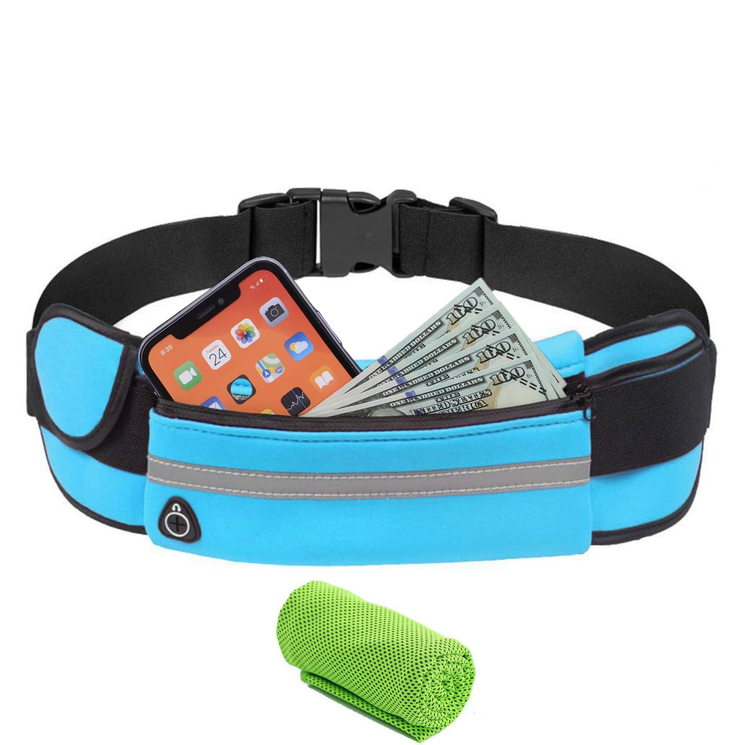 Marsupio Sportivo Impermeabile Running Porta Cellulare Donna Uomo con Tasca  Cintura da Corsa - per Portafoglio Chiavi IPhone 13 Max X Plus Samsung  Huawei smartphone Jogging Viaggio Trekking Bicicletta : Amazon.it: Sport