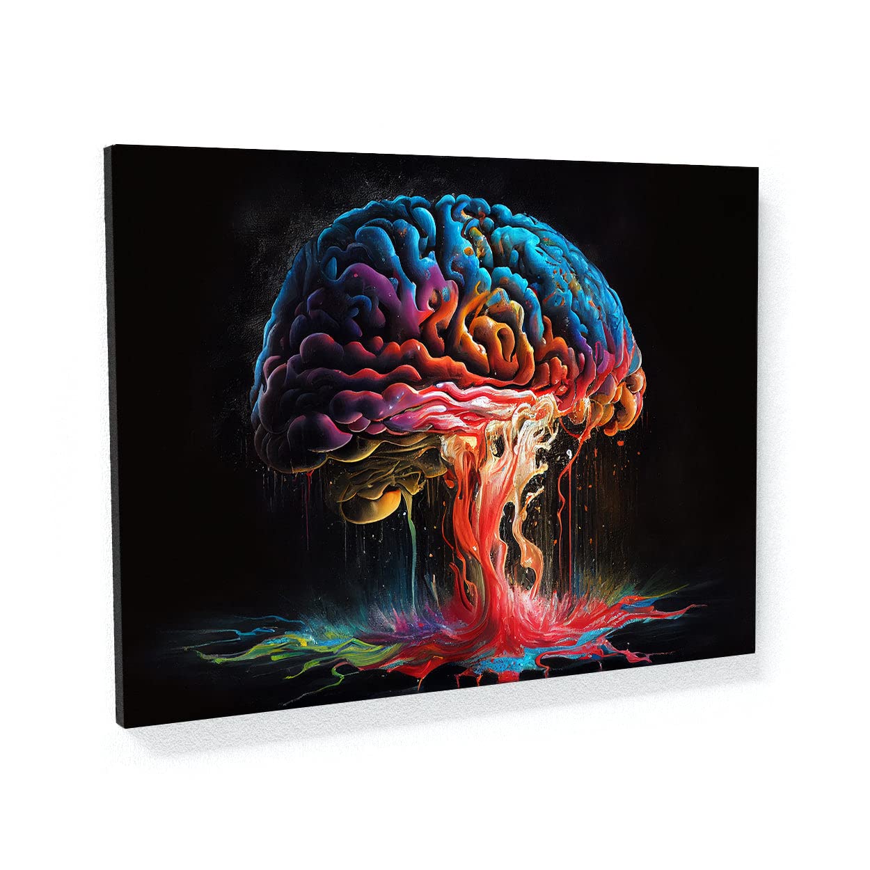 Amazon.com: Sense Canvas Brain 8 Canvas Art - Home Decor Wall Art