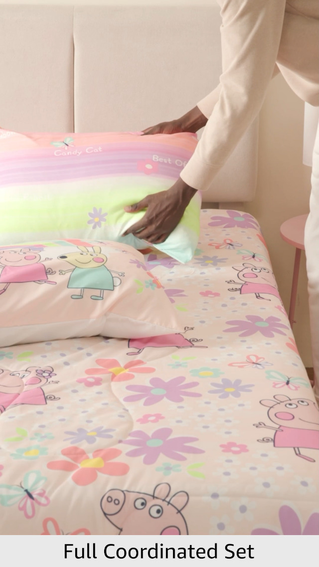 Sabana Cuna Juego De Su00e1banas Ultra Soft Peppa Pig (para