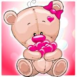 Süßes Teddy-Malbuch