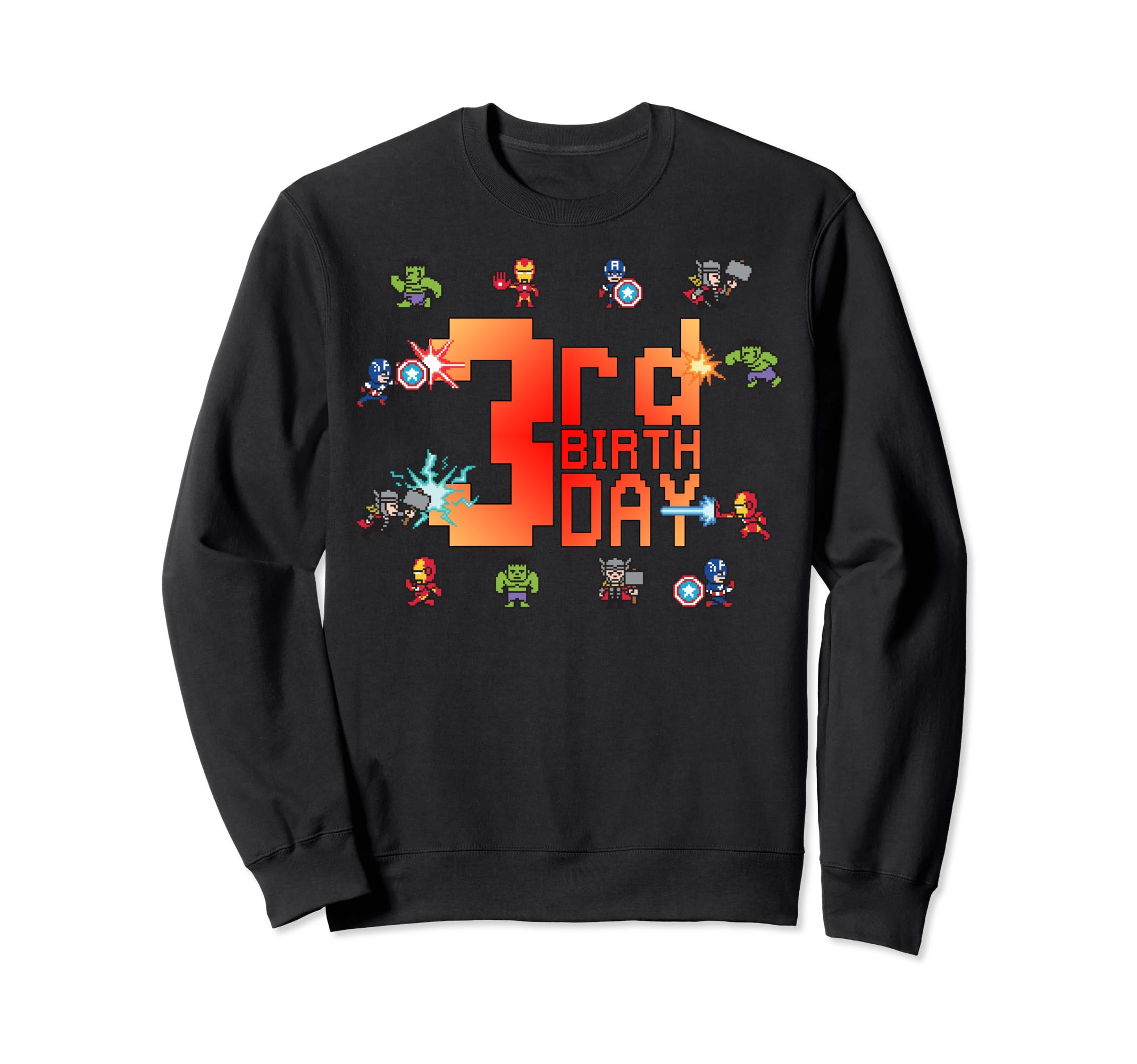 Sweat Avengers 8-Bit 3rd Birthday : le pull des petits super-héros - 2