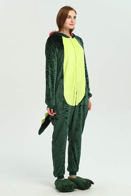 Foto 7 de 7 de Kauson Monkey Kigurumi Flanela Unicornio Pijamas la Ropa de Noche del Traje Onesie 3D Novedad Tigre Cartoon…