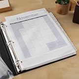 Insertable Big Tab Dividers, 8-Tab, 11.13 x 9.25, White, Clear Tabs, 1 Set – view 8