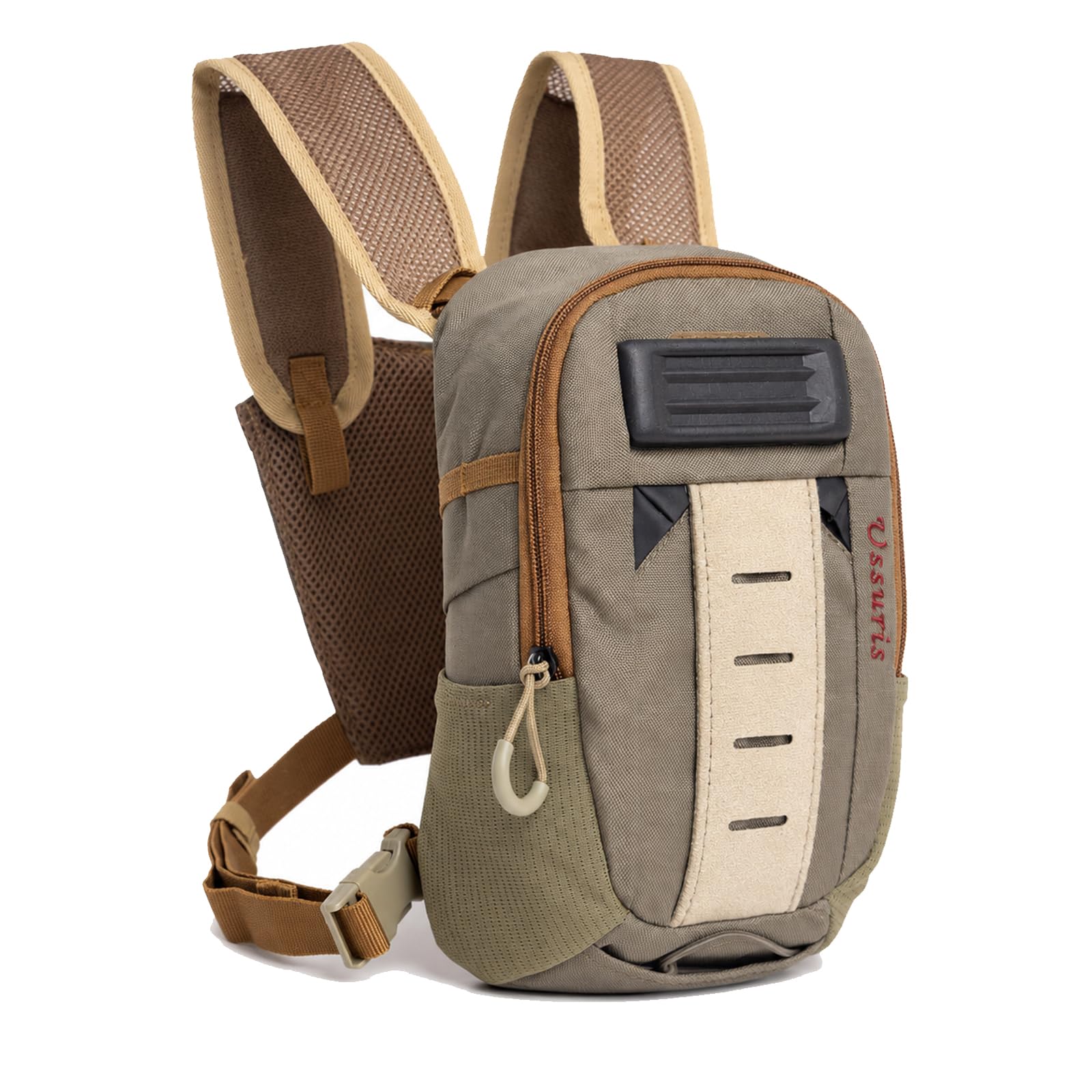 Kleine Brusttasche zum Fliegenfischen, ultraleicht, Mini-Weste, Mikro-Angeltasche