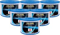 POOLPURE 6db S1 típusú medence szűrőbetét Intex PureSpa jakuzzihoz 1