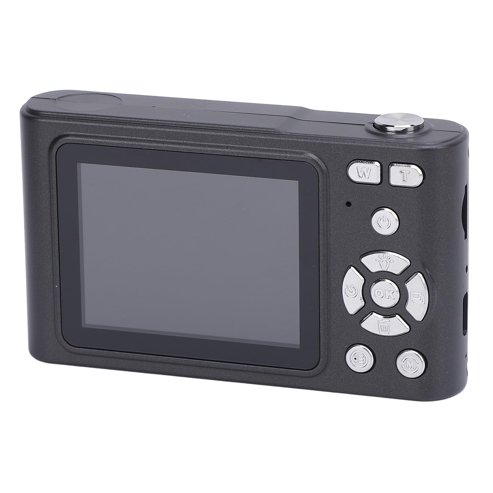 Camera digitale 4K, fotocamera da vlogging da 48 MP, fotocamera di registrazione video Zoom Anti Shake 16x per paesaggio, ritratto, sport, aereo (Nero)