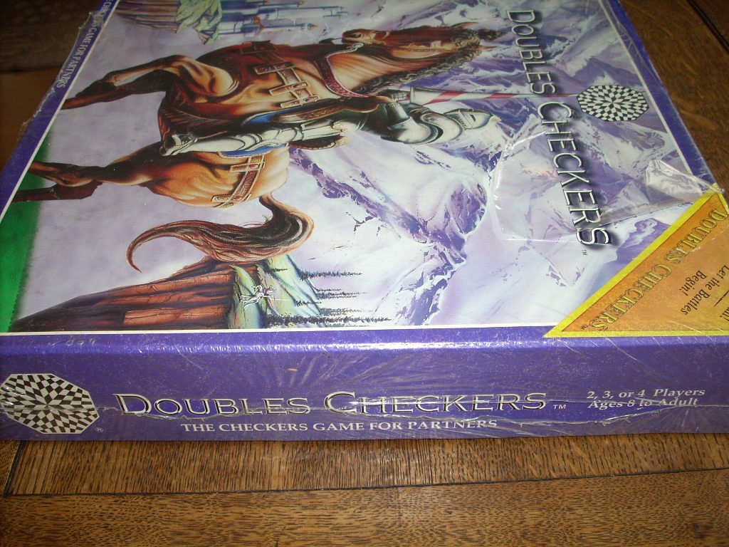 Amazon.com: DOUBLES CHECKERS - THE CHECKERS GAME FOR PARTNERS