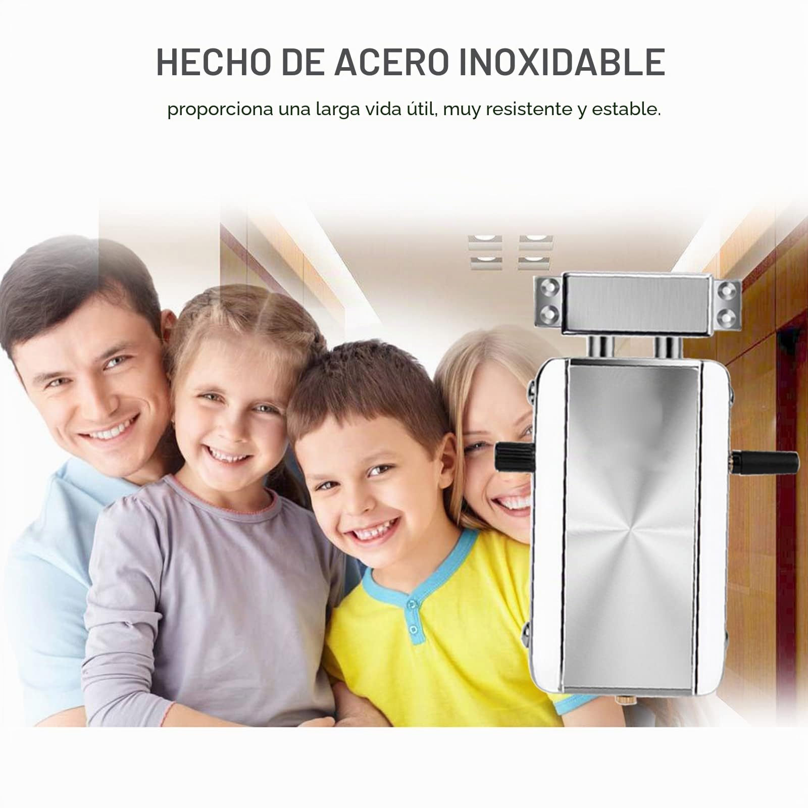 ACAGALA Home Door Lock Kit Mando a distancia Keyless Entry Cerradura Electrónica Smart Wireless Anti-Theft Deadbolt Sistema de Control de Acceso para Casa Hotel Apartamento