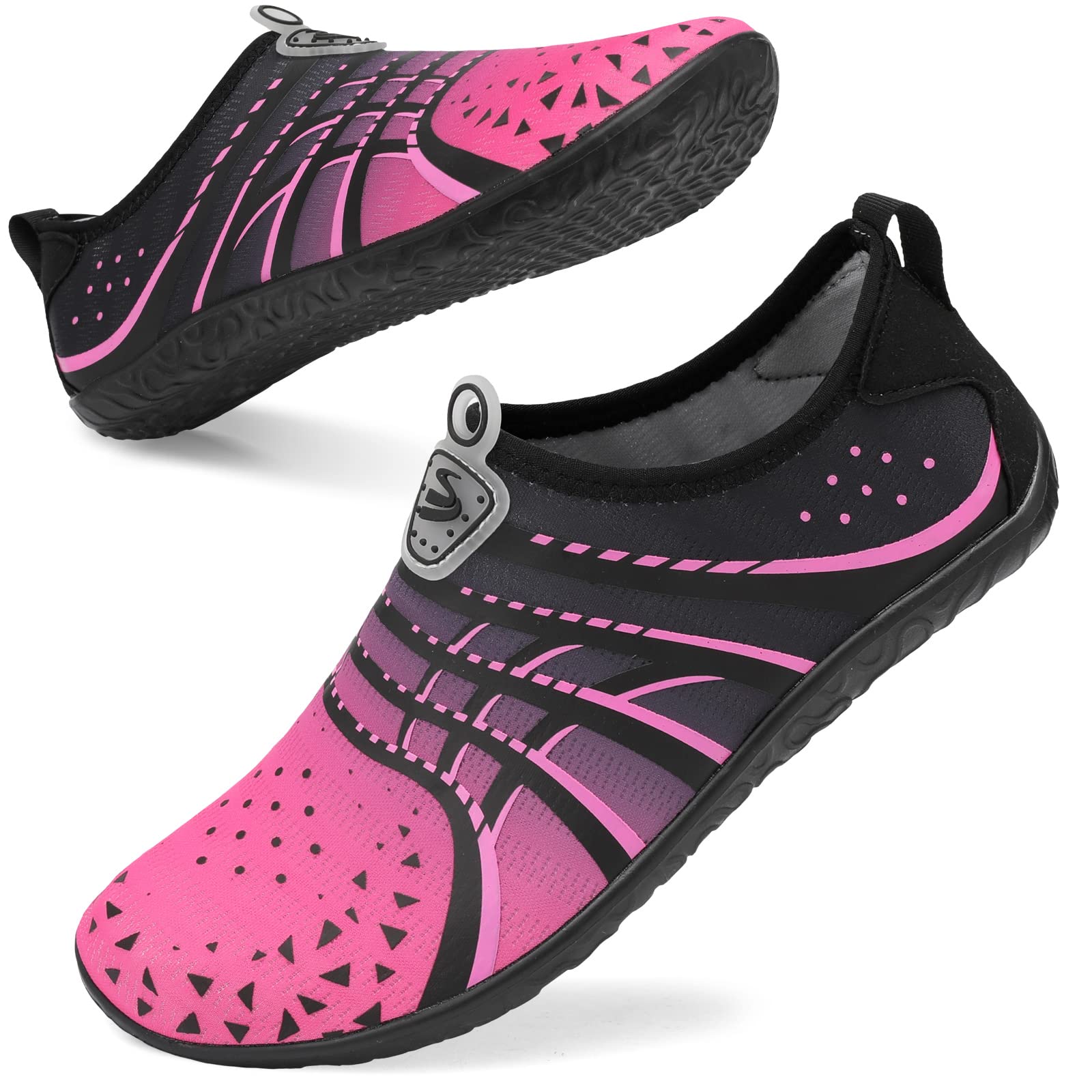 Spesoul Womens and Mens Water Shoes Breathable Quick Dry Soft Barefoot Aqua Socks for Hiking Swim Beach Surf Yoga Sport