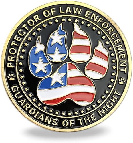 Miniatura 2 de K9 Perro Policía Desafío Moneda Canina Policía Decoración