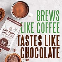 Vista 3 de Crio Bru Kit de inicio de bienvenida (2 bolsas de 10 onzas + prensa francesa) Bebida de cacao natural y saludable Gran sustituto al té