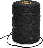 Vista 9 de Anwyll Cuerda verde de 656 pies – Cuerda de yute natural de 0.079 pulgadas de grosor, cuerda de jardín resistente, cuerda de cáñamo para plantas