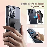 Vista 3 de volport 3 piezas de base adhesiva para cartera Pops + tiras adhesivas desmontables de piezas de repuesto para cartera de enchufe Plus y funda