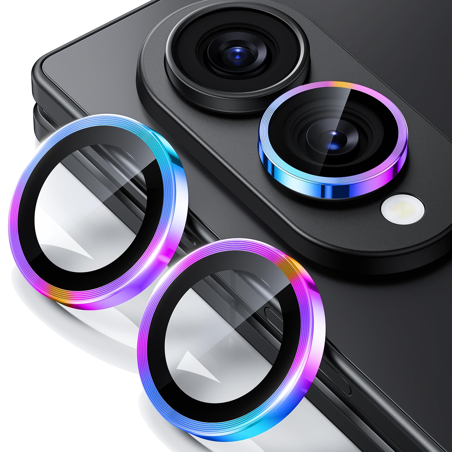 WSKEN for Z Fold 8 Camera Lens Protector Case Cover - Anti Reflective