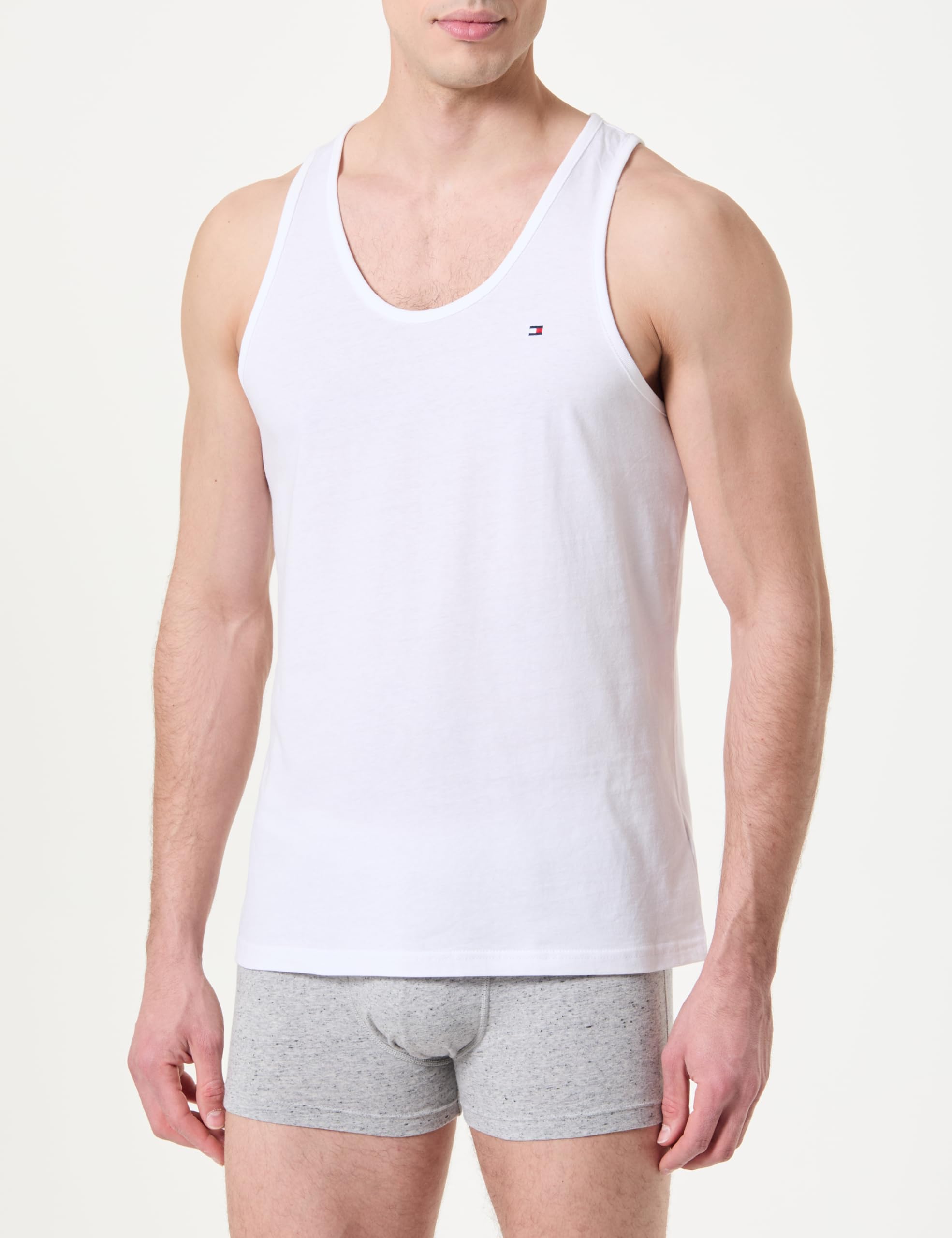 Tommy Hilfiger 3p Tank Top Um0um03867 Camiseta de Tirantes Anchos Hombre (Pack de 1)