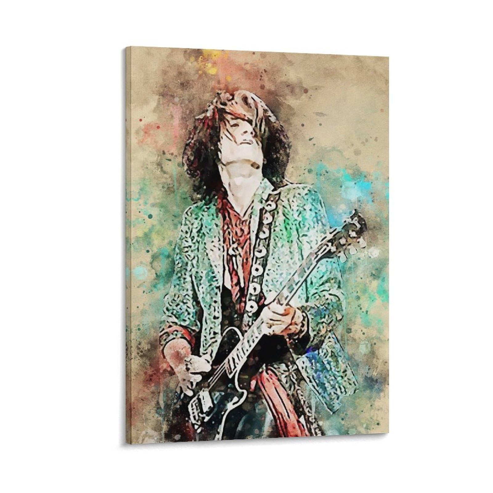 FCOIN Joe Perry Canvas Poster Picture Print Canvas Poster Wall Paint Art Posters Decor Modern Home Artworks 16x24inch(40x60cm)