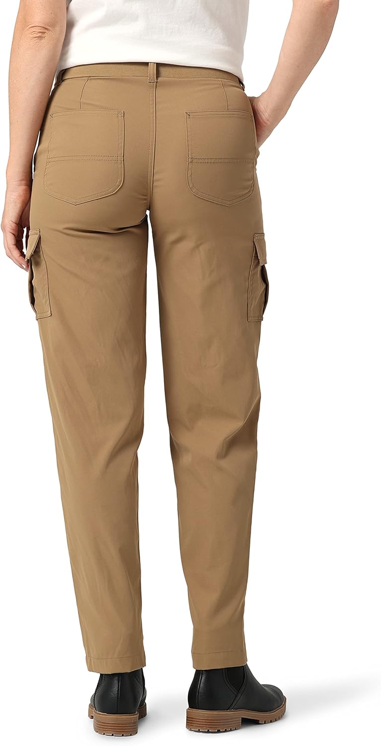 Lee Women's Petite Flex to Go Mid Rise Seamed Cargo Pant: Clothing, Shoes & Jewelry